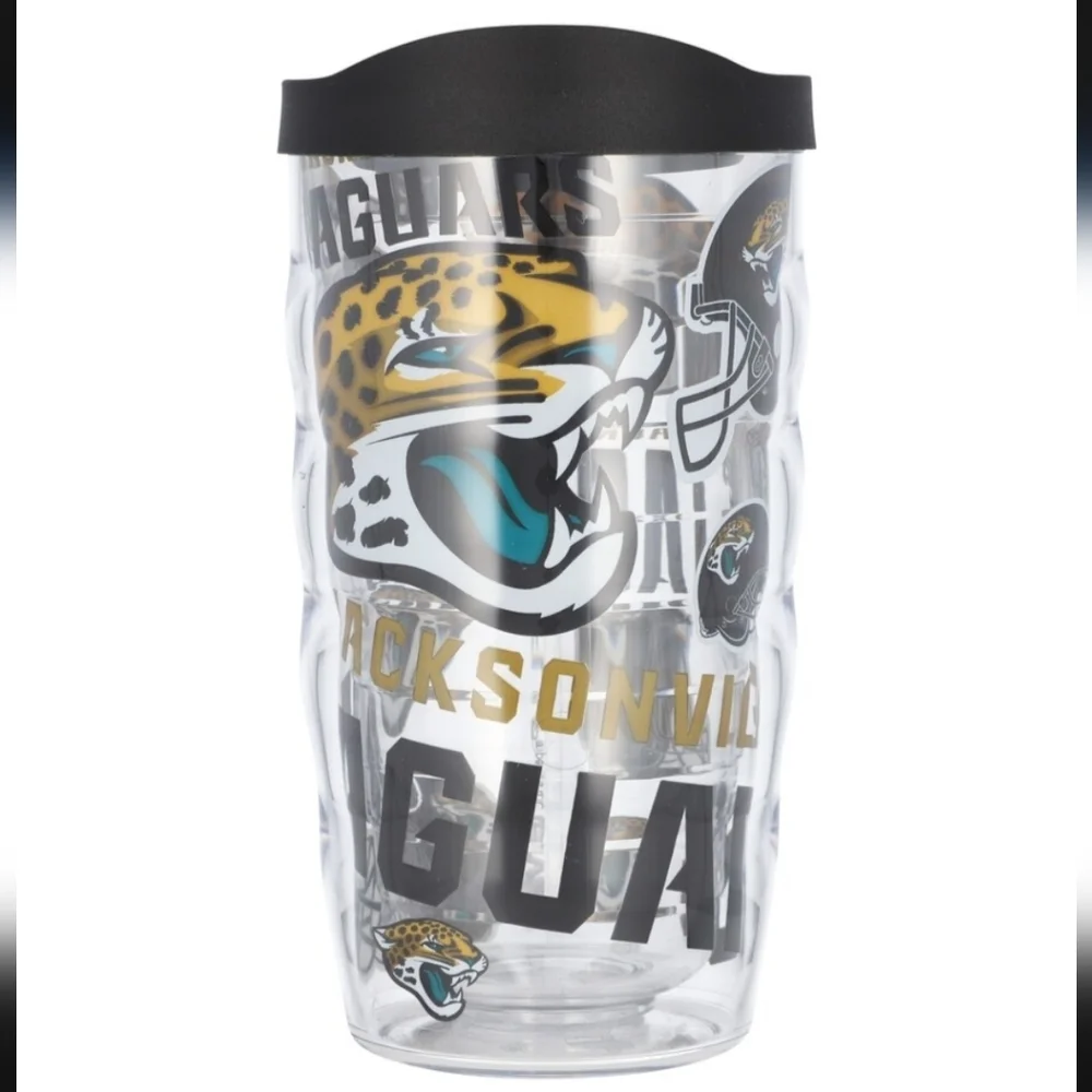 Jacksonville Jaguars Tumbler with Black Lid